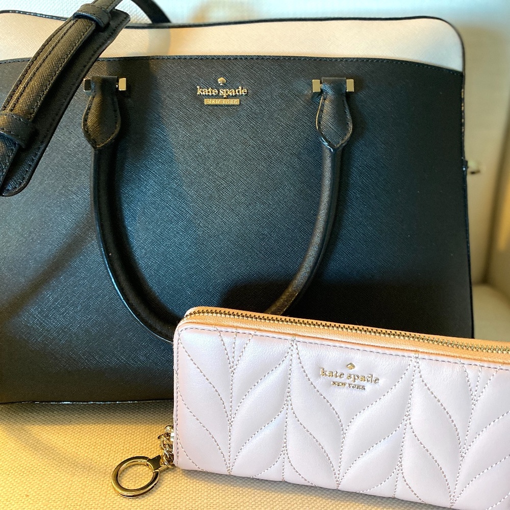 NEW Kate Spade LapTop Case & Wallet. They are in EXCELLENT CONDITION/NEW!.